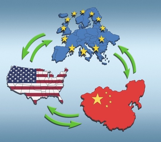 Tam giác quan hệ Mỹ- Trung Quốc – EU càng trở nên phức tạp trong thời gian tới. (Nguồn: epthinktank)