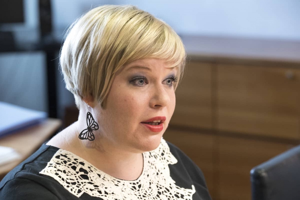 Bà Annika Saarikko, Bộ trưởng Tài chính sắp nhậm chức của Phần Lan. (Nguồn: Yle) 