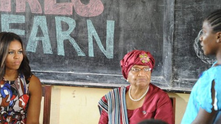 Đệ nhất phu nhân Mỹ thăm Liberia thúc đẩy giáo dục