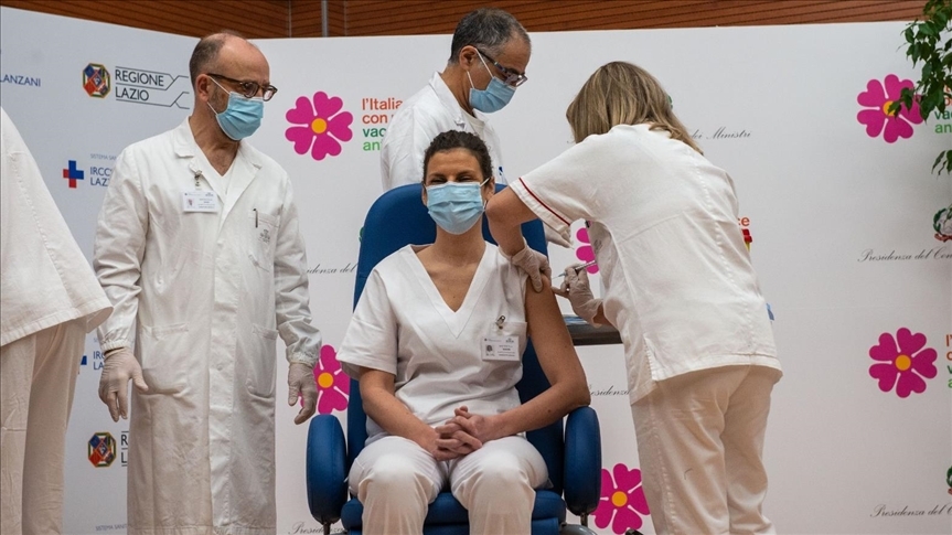 Italy kỳ vọng đạt mục tiêu tiêm chủng vaccine ngừa Covid-19 cho khoảng 70% dân số vào tháng 9 tới. (Nguồn: Aa)