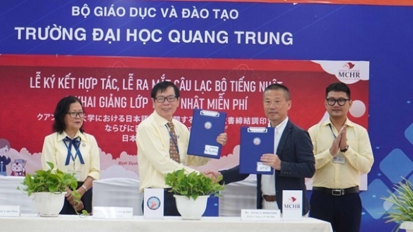 Binh Dinh university partners with Japanese group in human resource training