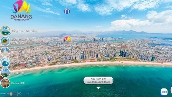 Da Nang treats tourists to virtual vacation experience