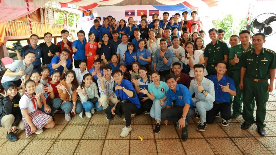 Thanh niên Việt Nam - Lào - Campuchia chung tay vun đắp tình hữu nghị