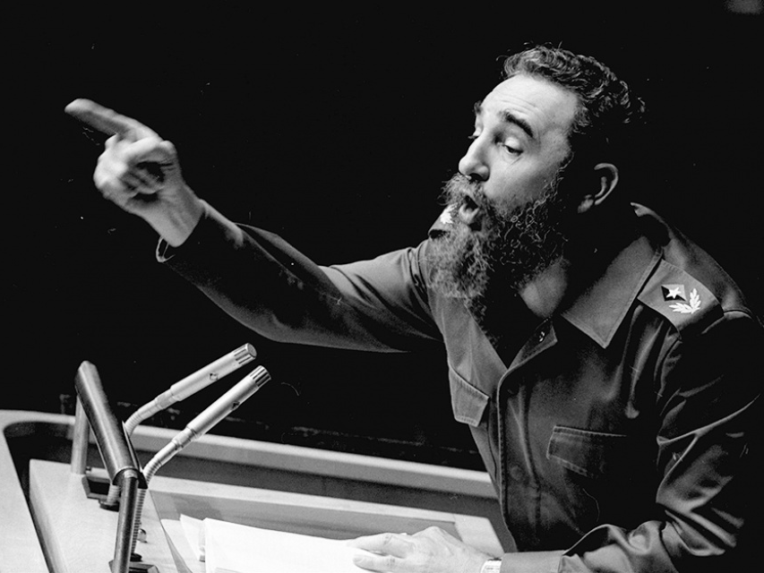 Hình ảnh: Fidel Castro và các nhà lãnh đạo thế giới