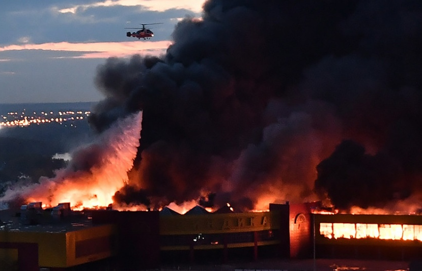 Nga: Cháy chợ tại Moscow, hàng nghìn người phải sơ tán