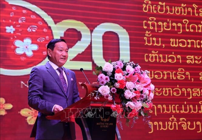 Đại sứ quán Việt Nam tại Lào tổ chức 'Tết Hữu nghị Việt-Lào, mừng Xuân Canh Tý 2020'