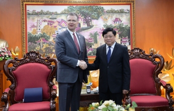 Tổng Giám đốc Đài Tiếng nói Việt Nam tiếp Đại sứ Hoa Kỳ tại Việt Nam