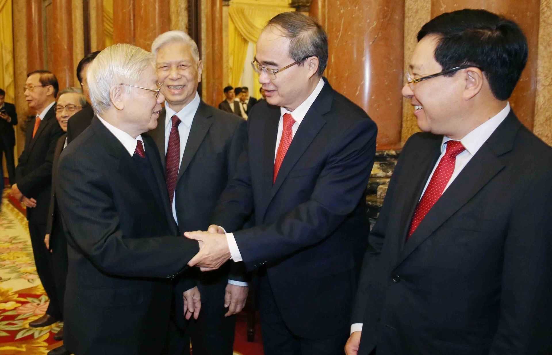 Tổng Bí thư, Chủ tịch nước Nguyễn Phú Trọng chúc Tết lãnh đạo, nguyên lãnh đạo Đảng, Nhà nước