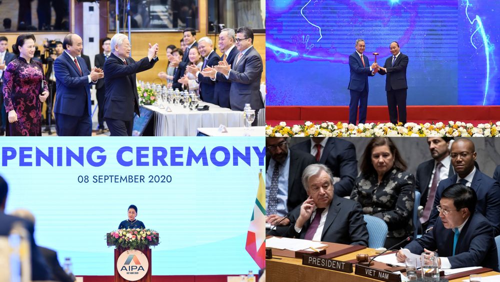 Hoàn thành thắng lợi nhiệm vụ Chủ tịch ASEAN 2020 và Chủ tịch AIPA 41, thể hiện mạnh mẽ vai trò dẫn dắt, điều phối ASEAN trong ứng phó hiệu quả với đại dịch Covid-19, hiện thực hóa Tầm nhìn Cộng đồng ASEAN 2025; Đảm nhiệm tốt năm đầu tiên trên cương vị Uỷ viên KTT HĐBA LHQ 