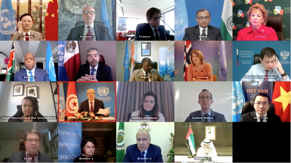 Hội đồng Bảo an Liên hợp quốc (HĐBA LHQ) đã họp trực tuyến thảo luận về hợp tác giữa HĐBA với Liên đoàn Arab.