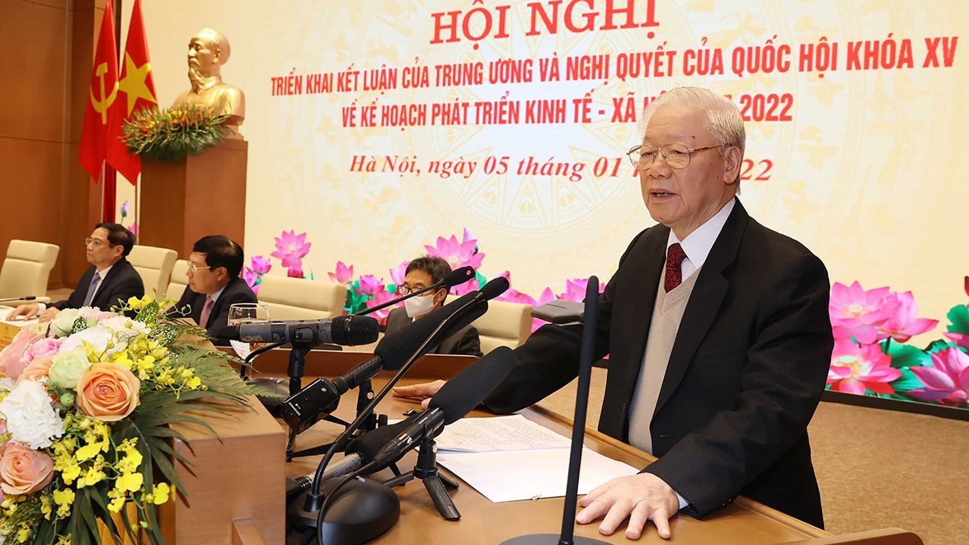 phat bieu cua tong bi thu nguyen phu trong tai hoi nghi truc tuyen chinh phu voi cac dia phuong trien khai nhiem vu nam 2022