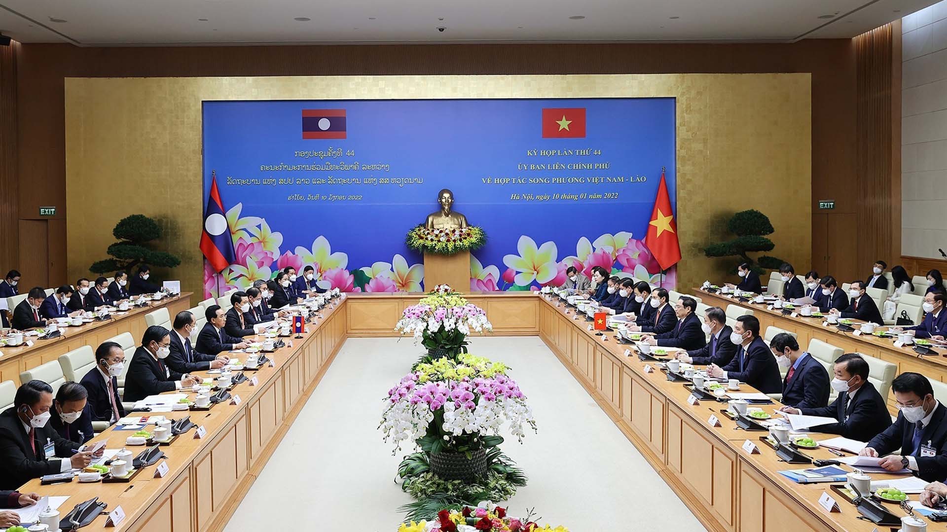 Kỳ họp lần thứ 44 Ủy ban liên Chính phủ Việt Nam-Lào