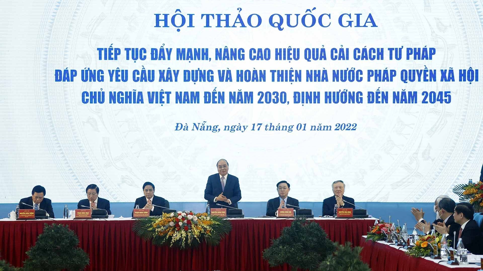 Hội thảo quốc gia về cải cách tư pháp nhằm xây dựng và hoàn thiện Nhà nước pháp quyền