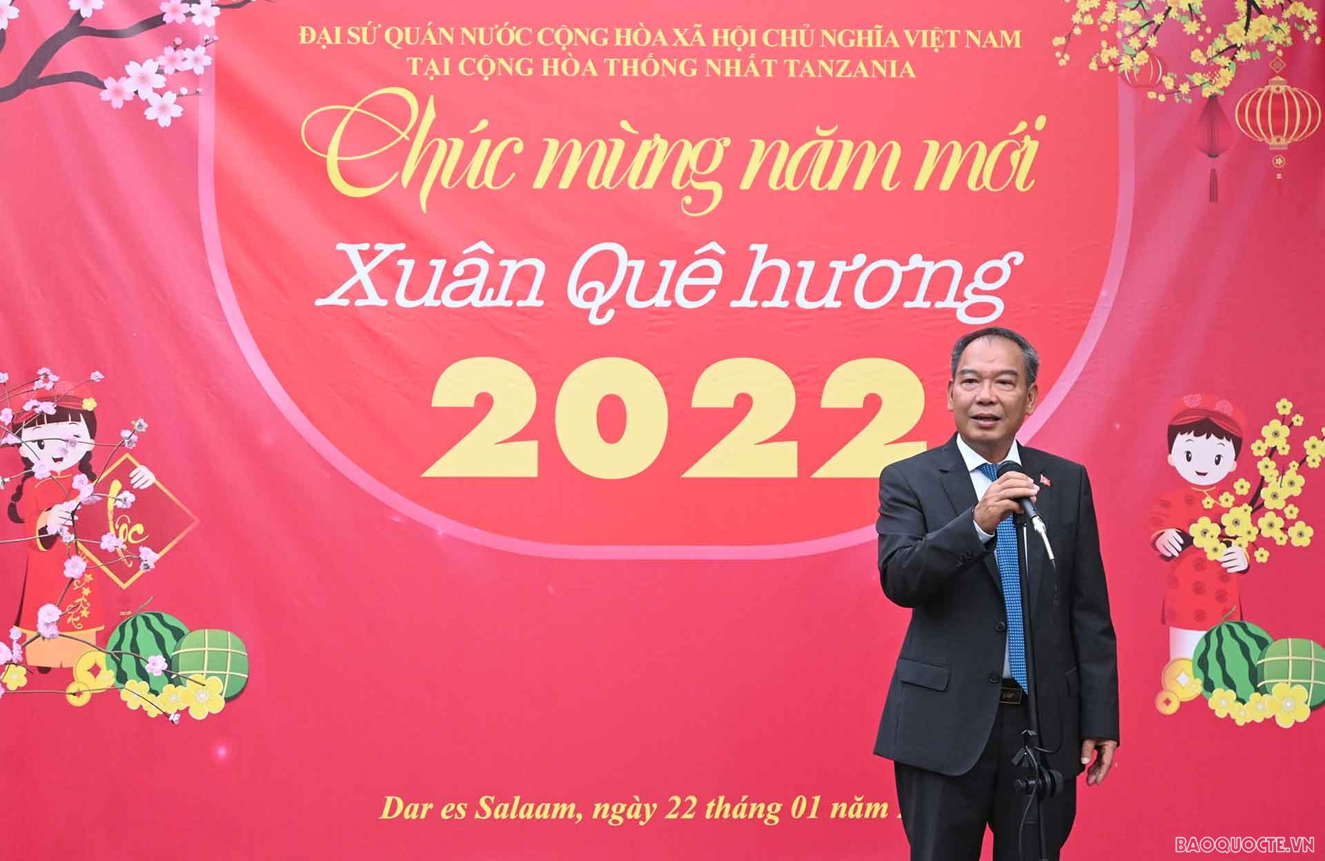 Đại sứ Nguyễn Nam Tiến phát biểu tại sự kiện.
