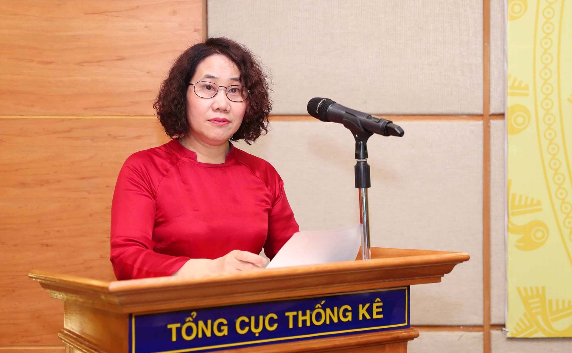 Bà Nguyễn Thị Hương, Tổng cục trưởng Tổng cục Thống kê