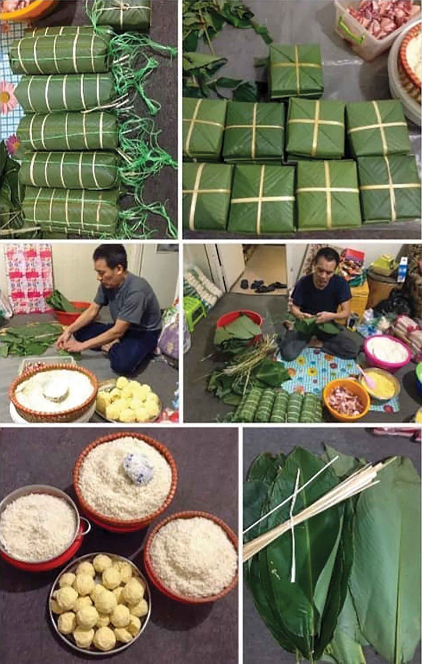 Cộng đồng người Việt ở nước ngoài cứ mỗi độ Tết đến lại cùng nhau tự gói bánh chưng.