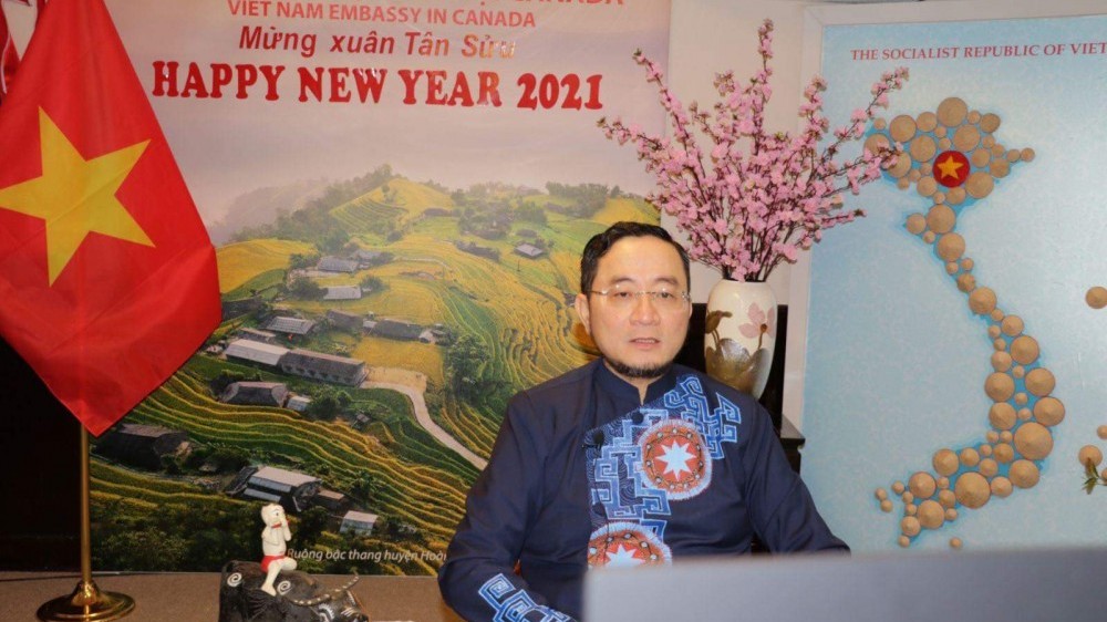 Đại sứ quán Việt Nam tại Canada tổ chức Tết Tân Sửu 2021 trực tuyến