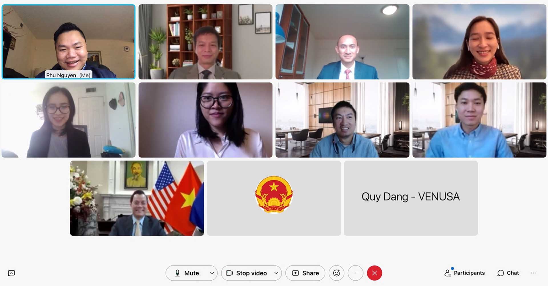 Đại sứ Hà Kim Ngọc chào từ biệt đại diện học giả, cộng đồng doanh nghiệp, cộng đồng người Việt tại Hoa Kỳ.