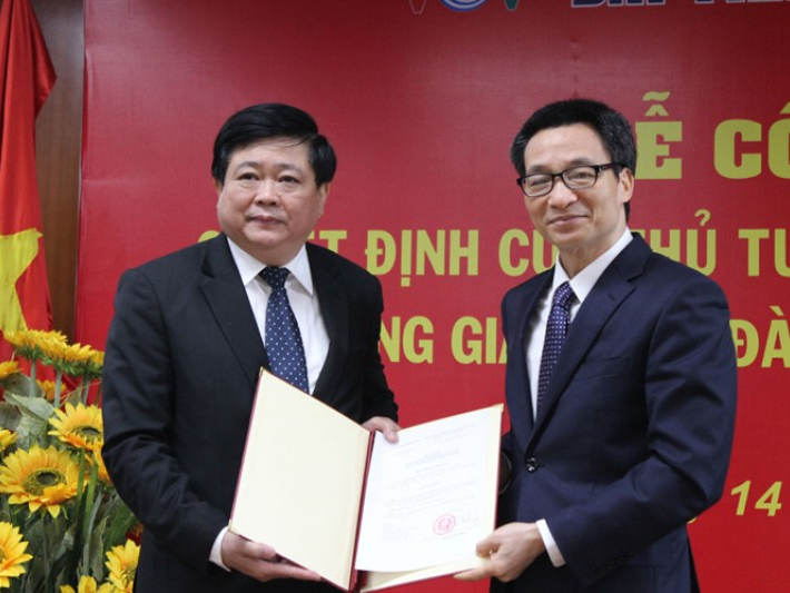 Trao Quyết định bổ nhiệm Tổng Giám đốc Đài Tiếng nói Việt Nam