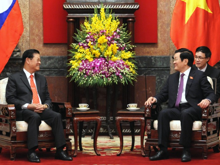 Chủ tịch nước Trương Tấn Sang tiếp Phó Thủ tướng Lào