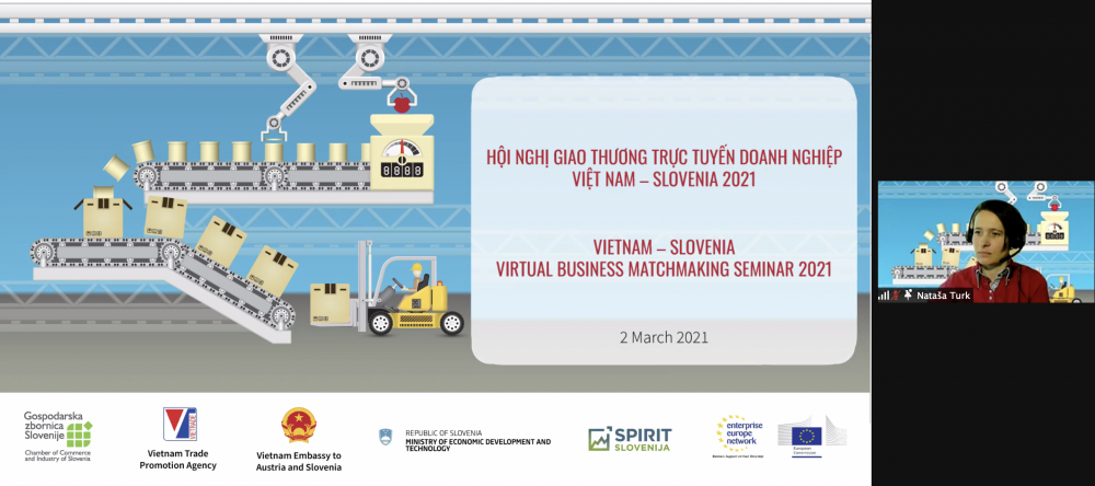 Hội nghị giao thương trực tuyến doanh nghiệp Việt Nam-Slovenia