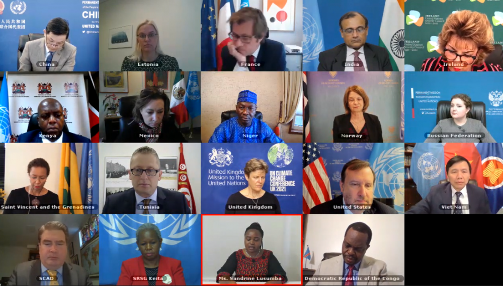 Hội đồng Bảo an Liên hợp quốc (HĐBA LHQ) đã tiến hành họp trực tuyến công khai để thảo luận về tình hình Cộng hòa Dân chủ (CHDC) Congo 