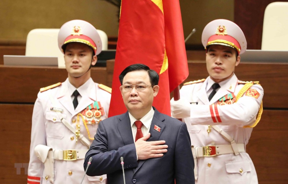 New National Assembly Chairman takes the oath of office