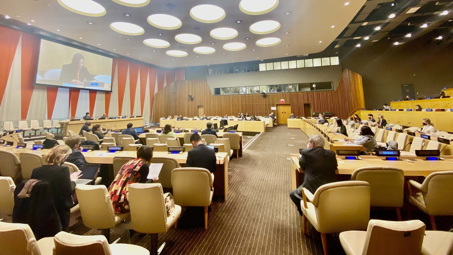 Hội đồng Bảo an Liên hợp quốc họp theo thể thức Arria về chủ đề “Đóng góp tài chính khí hậu trong việc giữ vững hòa bình và an ninh”.