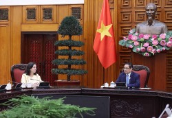Thủ tướng Phạm Minh Chính tiếp Phó Chủ tịch Ngân hàng Thế giới phụ trách khu vực Đông Á và Thái Bình Dương