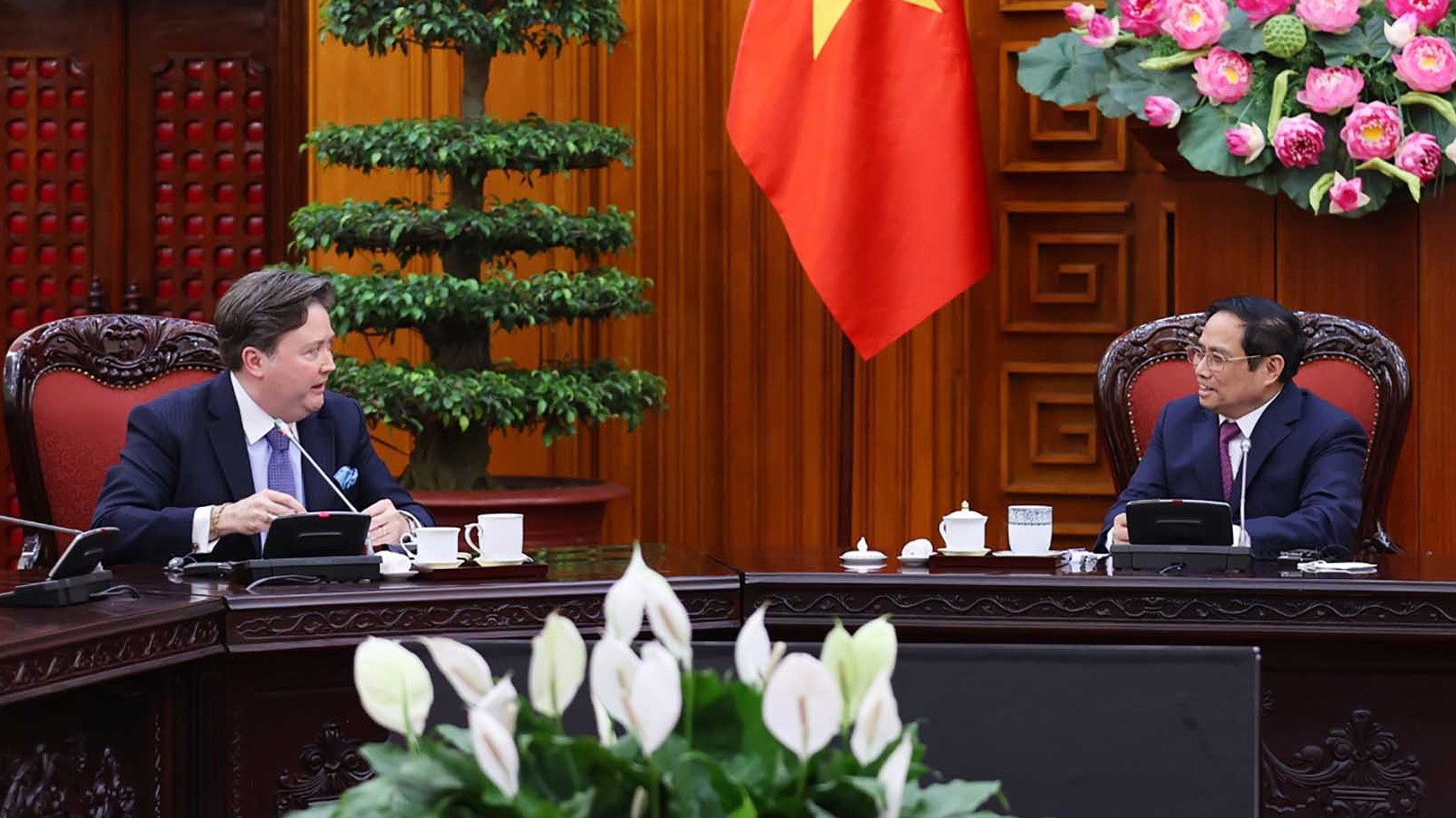 Thủ tướng Phạm Minh Chính tiếp xã giao Đại sứ Hoa Kỳ tại Việt Nam
