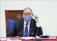 Thủ tướng Nguyễn Xuân Phúc điện đàm với Thủ tướng Trung Quốc trao đổi về công tác hợp tác phòng chống dịch Covid-19