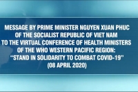 Covid-19: Thông điệp của Thủ tướng gửi Hội nghị trực tuyến của WHO