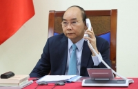 pm nguyen xuan phuc holds phone talks with us president donald trump