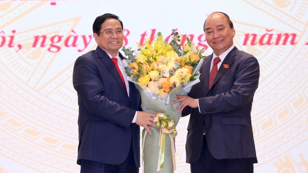 Điện mừng Chủ tịch nước Nguyễn Xuân Phúc, Thủ tướng Phạm Minh Chính