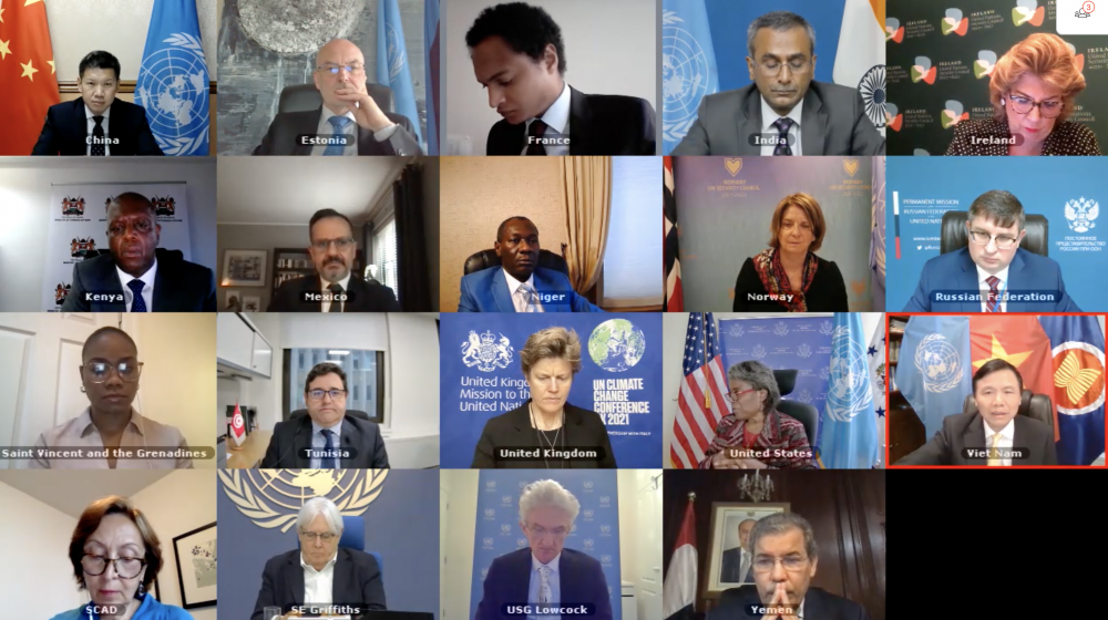 Sáng 15/4, Hội đồng Bảo an Liên hợp quốc (HĐBA LHQ) họp trực tuyến, thảo luận về tình hình Yemen và tình hình nhân đạo ở Ethiopia.  