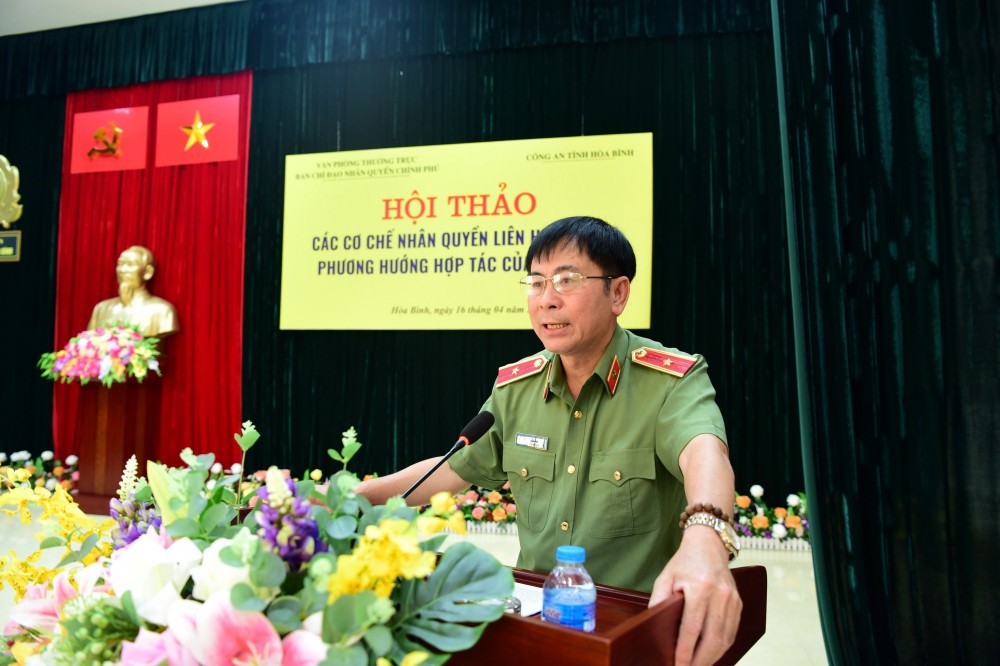 Thiếu tướng Nguyễn Văn Kỷ, Phó Chánh Văn phòng VPTT Ban Chỉ đạo về Nhân quyền Chính phủ.