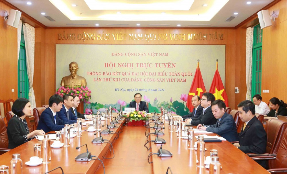 Hội nghị trực tuyến thông báo kết quả Đại hội XIII của Đảng Cộng sản Việt Nam tới Đảng Cộng sản Nhật Bản