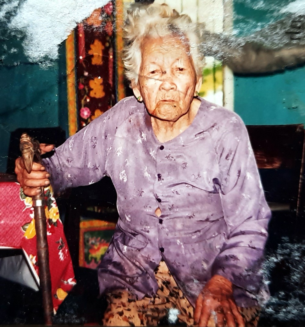 Mẹ Việt Nam Anh hùng Trần Thị Mít, năm 2000. (Ảnh: Hoàng Hòa Đăng)