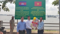 Thị xã Tân Châu, An Giang chúc mừng Tết cổ truyền Chol Chnam Thmay huyện Lekdek, Campuchia