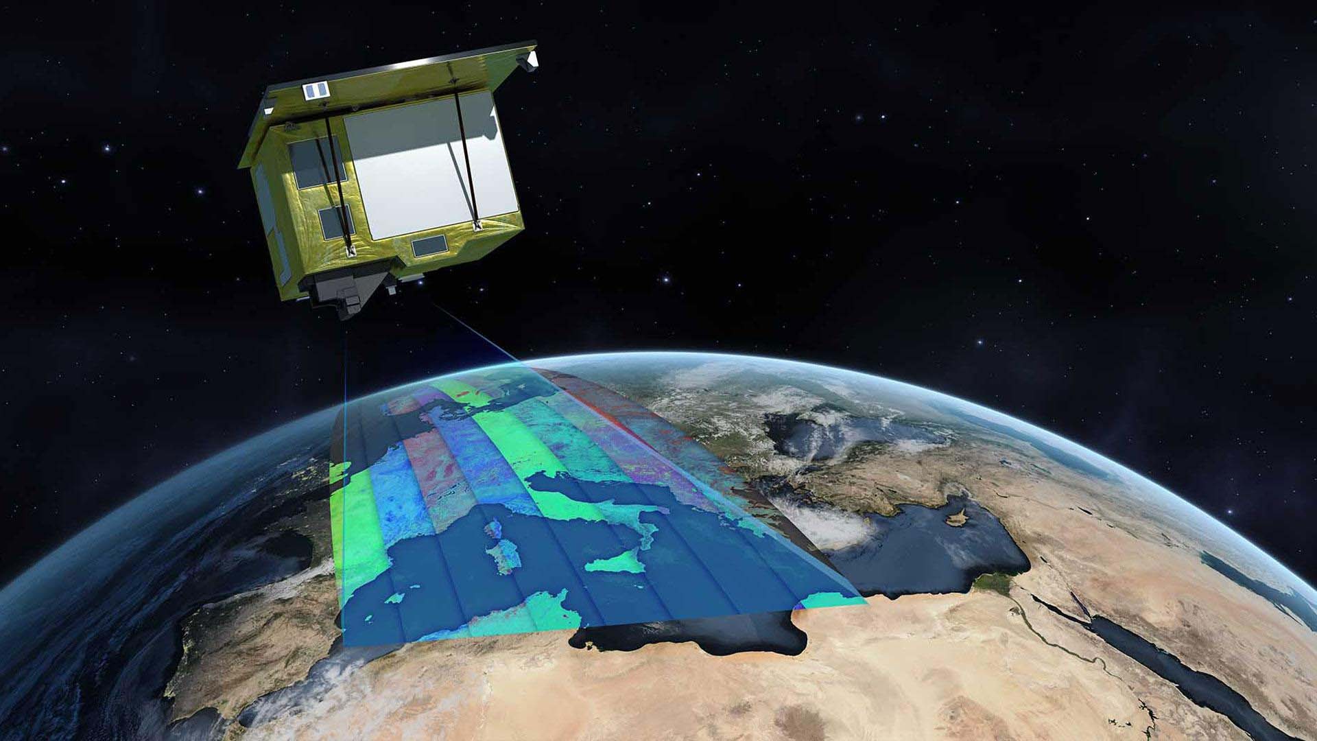 Vệ tinh giám sát môi trường EnMAP của Đức. (Nguồn: DLR)