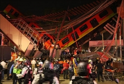 Điện thăm hỏi về vụ tai nạn tại Tuyến metro số 12 tại Mexico