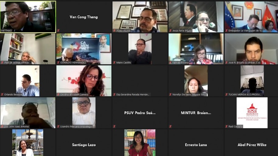Hội thảo trực tuyến 'Công cuộc Đổi mới của Việt Nam - bài học kinh nghiệm đối với Venezuela'