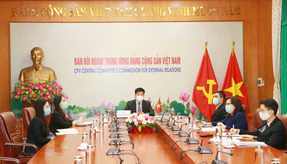 Hội nghị trực tuyến Ủy ban Thường trực Hội nghị quốc tế các chính đảng châu Á về đại dịch Covid-19