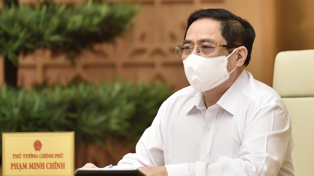 Thủ tướng Phạm Minh Chính: Phải đẩy lùi dịch Covid-19 tại hai tỉnh Bắc Giang, Bắc Ninh