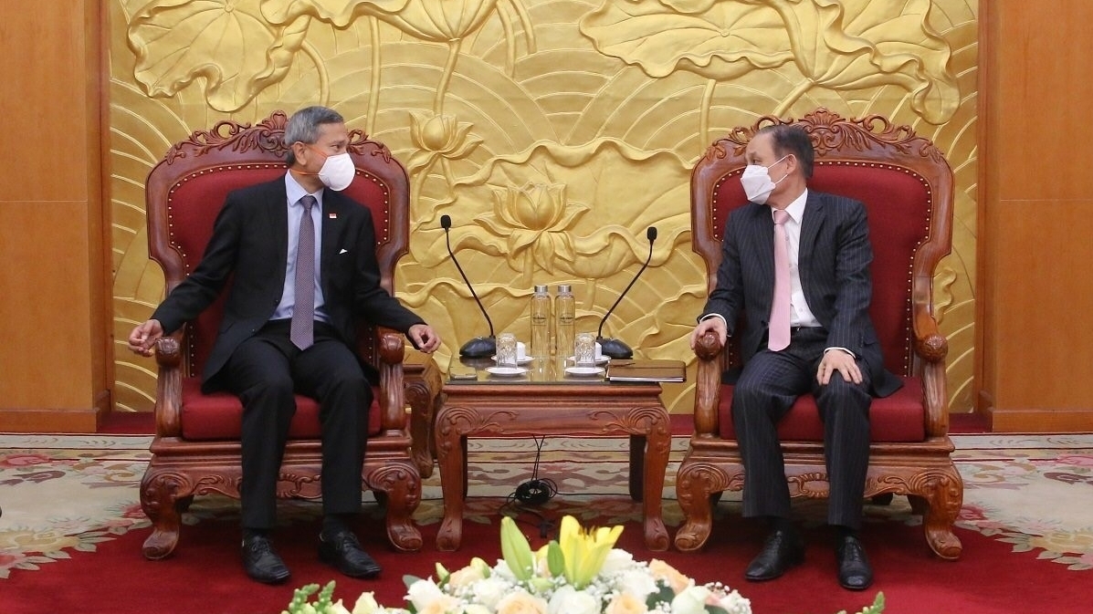 Thúc đẩy quan hệ hợp tác tốt đẹp giữa hai đảng cầm quyền và quan hệ đối tác chiến lược Việt Nam-Singapore