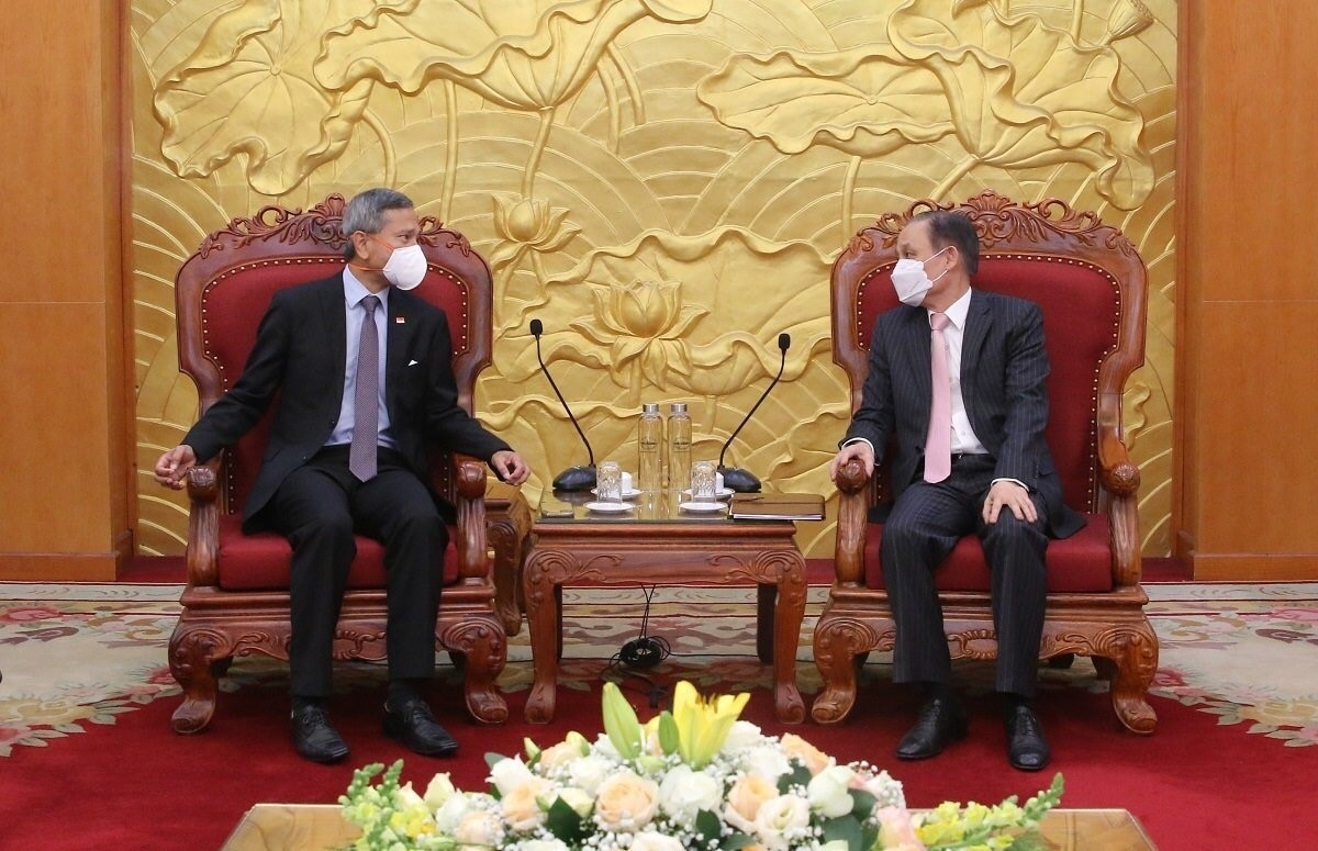 Thúc đẩy quan hệ hợp tác tốt đẹp giữa hai đảng cầm quyền và quan hệ đối tác chiến lược Việt Nam-Singapore