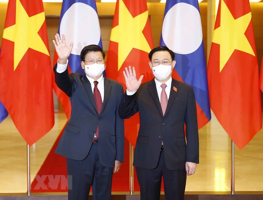 Vietnamese National Assembly Chairman meets top Lao leader