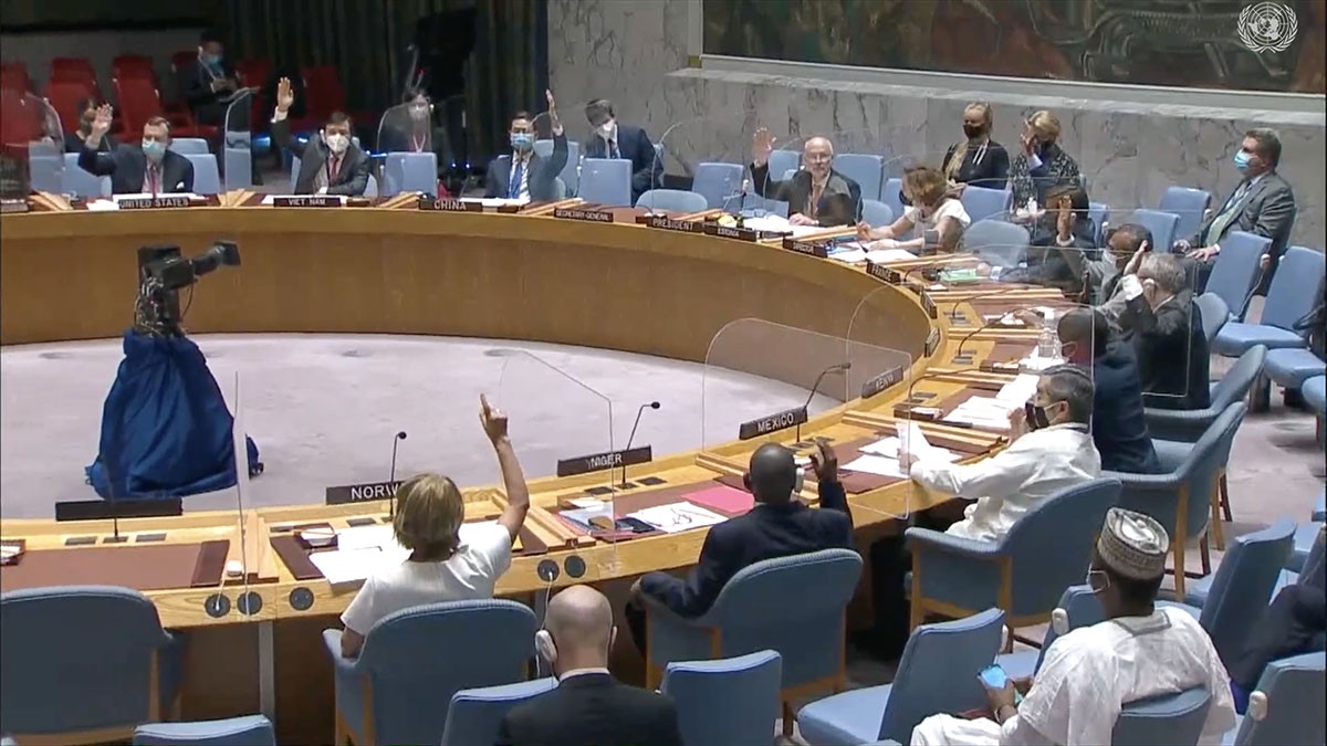 Hội đổng Bảo an Liên hợp quốc (HĐBA LHQ) đã thông qua Nghị quyết số 2584 về việc gia hạn hoạt động của Phái bộ Liên hợp quốc tại Mali (MINUSMA) thêm 12 tháng