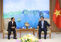 Thủ tướng Phạm Minh Chính tiếp Chủ nhiệm Ban Kiểm tra Trung ương Đảng, Tổng thanh tra Nhà nước Lào
