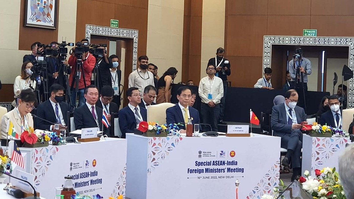 Bộ trưởng Ngoại giao Bùi Thanh Sơn tham dự Hội nghị đặc biệt Bộ trưởng Ngoại giao ASEAN-Ấn Độ
